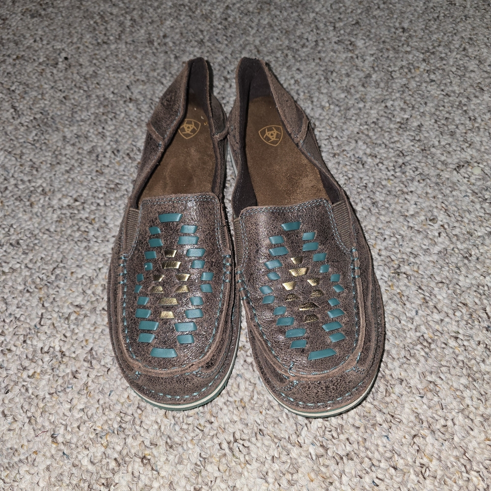 Ariat Brown Leather Loafers